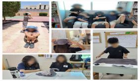 수건 하나로 꺄르르