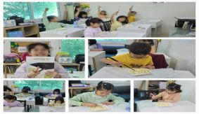 창체-바르고 빠르게! 젓가락으로 과자 옮기기 대회