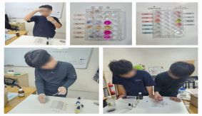 5학년 과학-지시약으로 산성과 염기성 용액 분류하기